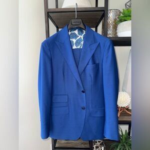 Blue Wool Suit (Jacket + Trousers)